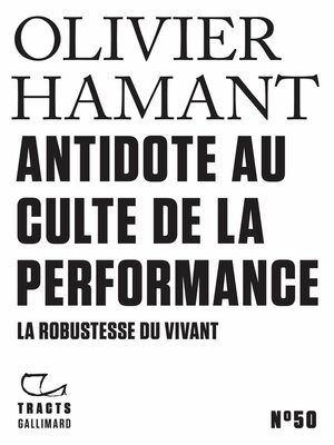 cover image of Antidote au culte de la performance. La robustesse du vivant